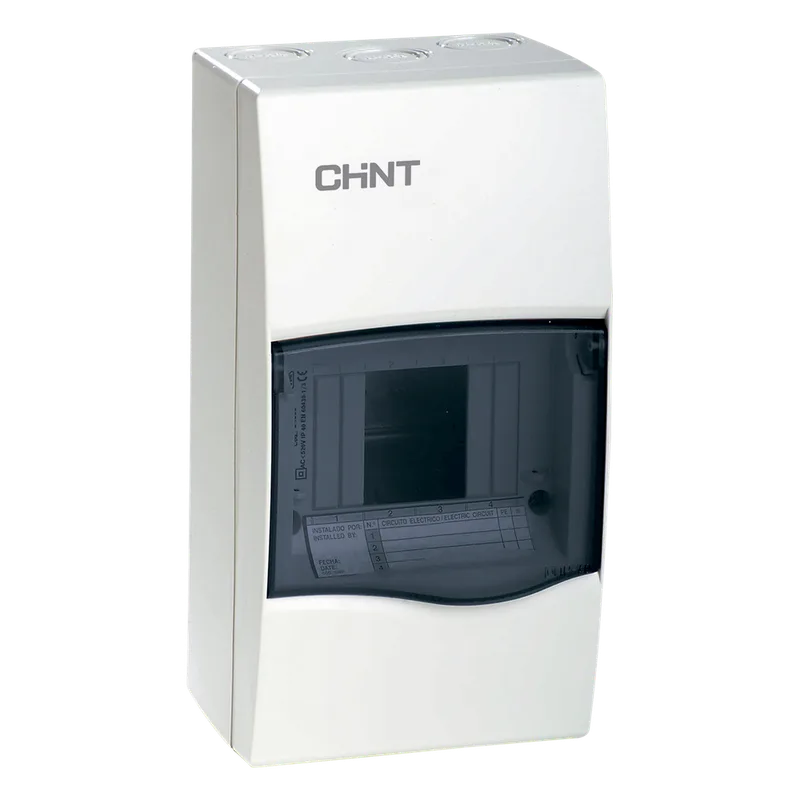 Caja de distribución para sobreponer, IP40, 4 módulos (SKU:8101010) CHINT CD40S04