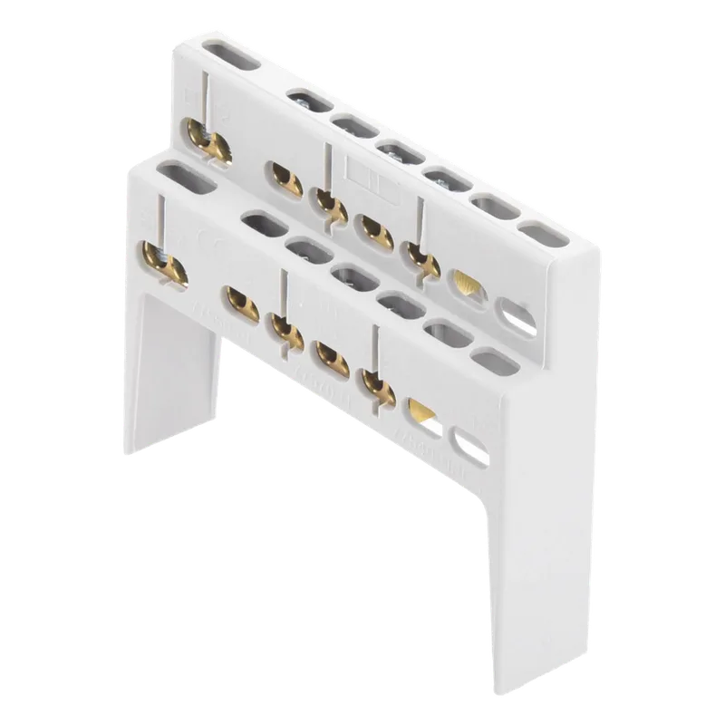 Soporte + Barra de Conexion (8 MOD) (8+2 ENTR.) IP40 CHINT BC40M08