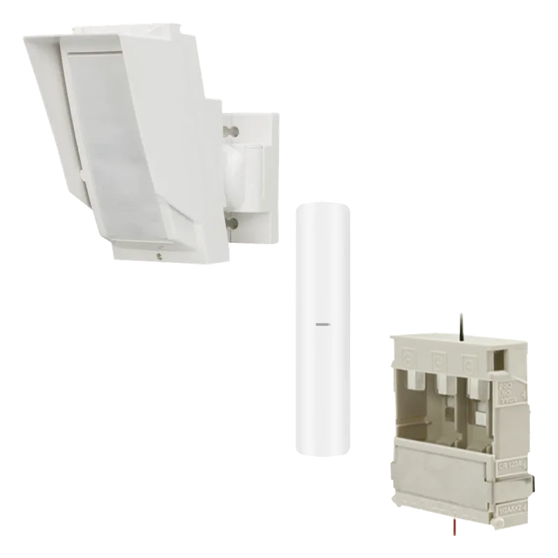 Detector de Movimiento PIR Antimascara Tipo cortina / 100% Exterior / Inalámbrico / Hasta 24 metros / Incluye transmisor DS-PDMC-EG2-WB(B) para paneles AXPRO OPTEX HX80NRAMWHKV