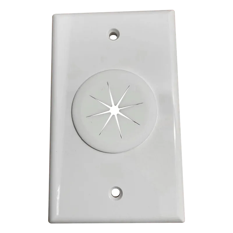 Placa de Pared, con Orificio y Grommet, Ideal para Pasar Cables LINKEDPRO BY EPCOM LP-FP-GROM