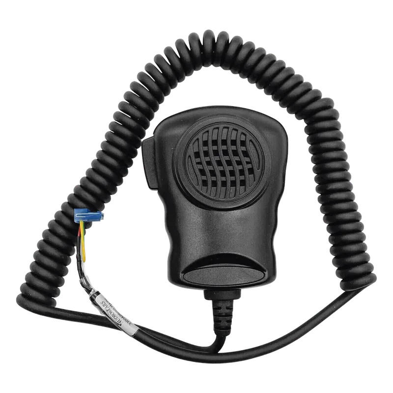 Micrófono de mano con botón de pulsar para hablar, para paginación local en sistemas DVC-EM NOTIFIER MIC-1N