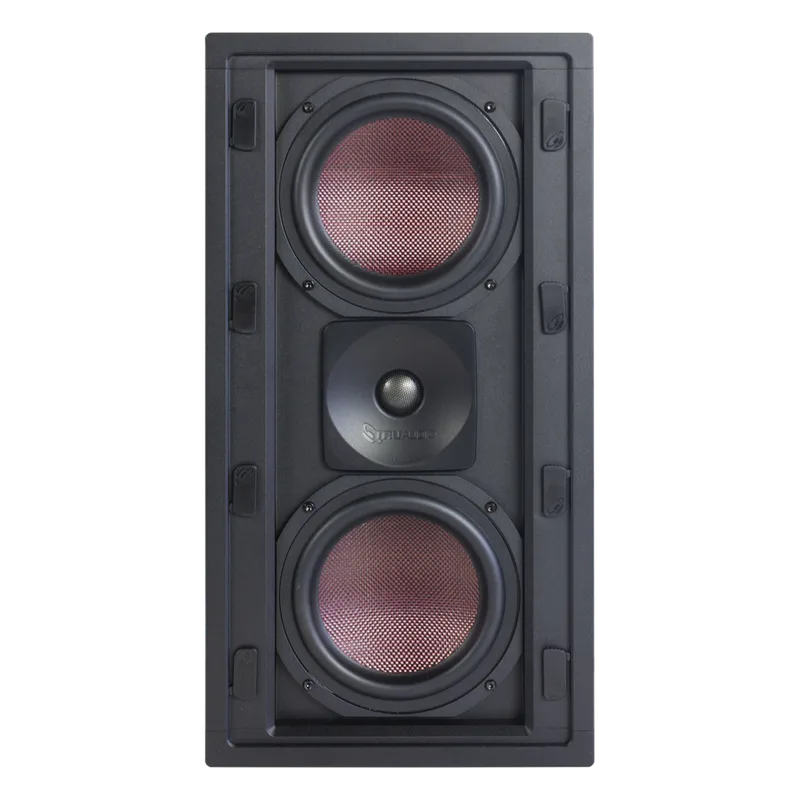 BOCINA DE PARED | 2 WOOFERS DE FIBRA DE CARBONO 6.5'' | TWEETER DE TITANIO 1'' | 200W TRUAUDIO ELITE-26