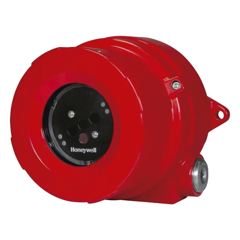 Detector de llama industrial triple infrarrojo IR3 con anillo LED de estado, campo de visión de 90° y alcance hasta 60 m HONEYWELL ANALYTICS FS24XP-ANGXX