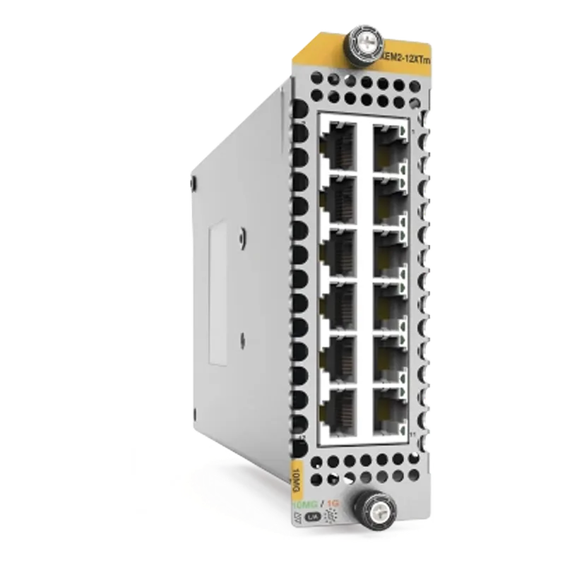 Módulo de 12 puertos 1G/2.5G/5G/10G (RJ45) ALLIED TELESIS AT-XEM2-12XTM