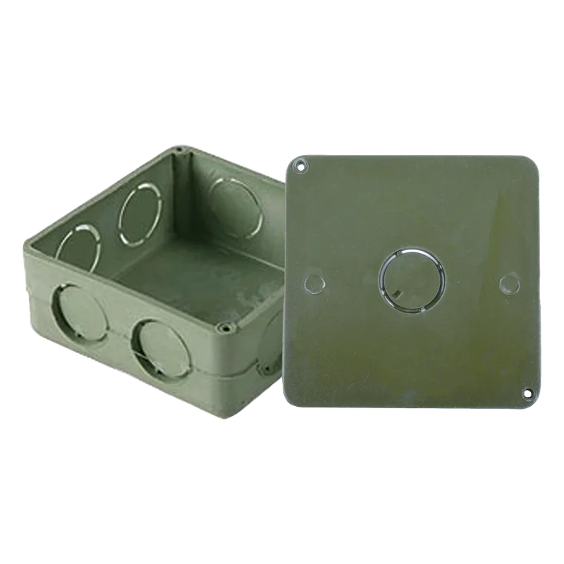 Caja Cuadrada y Tapa para Tubería PVC Conduit de 1". AMANCO-WAVIN ATUP-100CYT