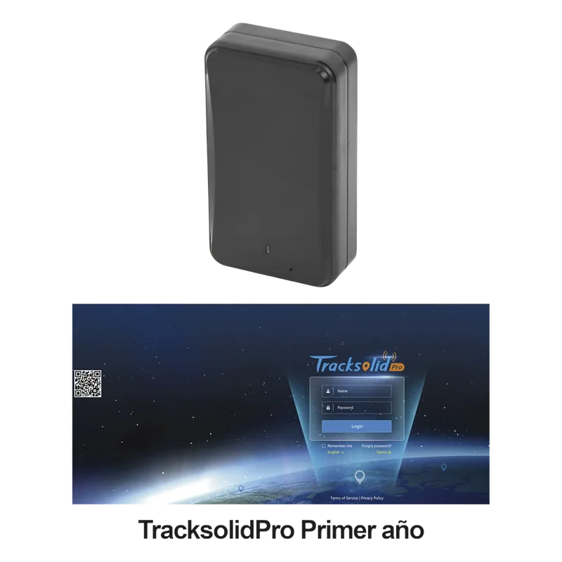 KIT Rastreador GPS Vehicular Magnético 4G / Localizador para Contenedores y Remolques / Batería de Larga Duración / Incluye Licencia Anual TrackSolidPro JIMIIOT LL301KIT