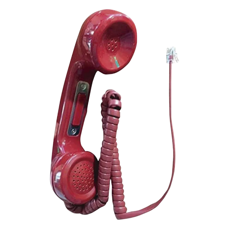 Auricular telefónico para bomberos para paginación y comunicación FFT en sistemas DVC-EM NOTIFIER TELH-1