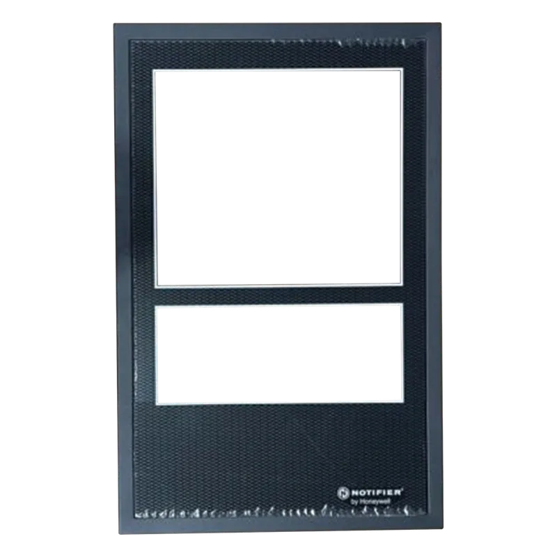 Puerta de gabinete de tres niveles para chasis CA-2 en filas superiores, acero calibre 16, color negro NOTIFIER ADDRC4