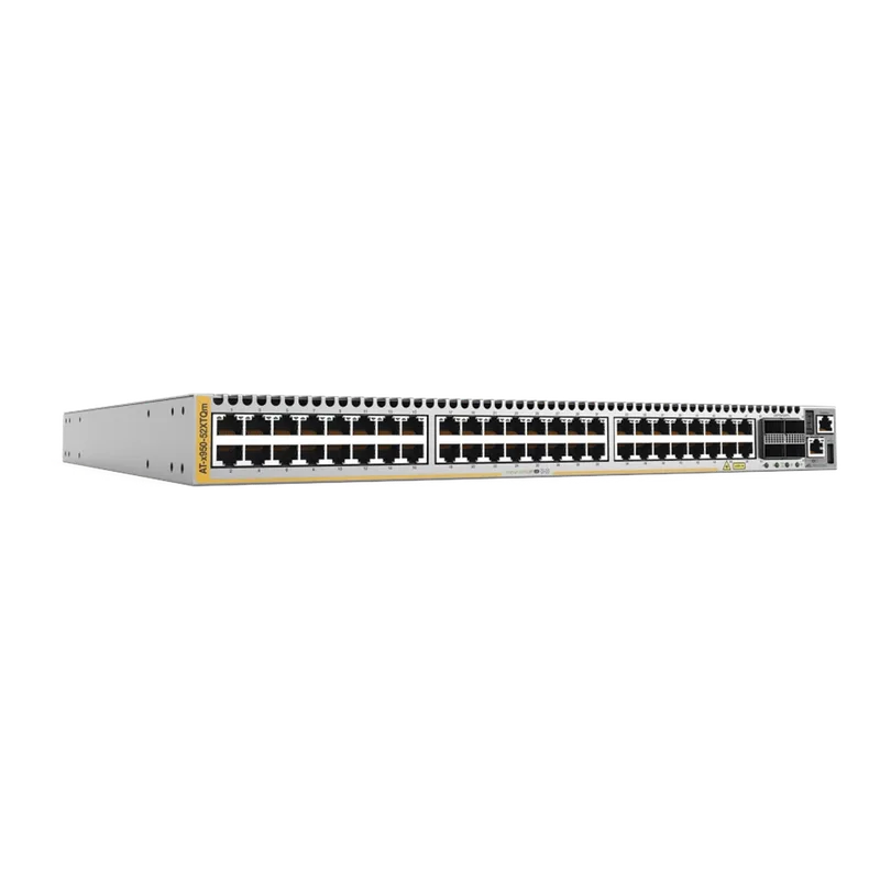 Switch multigigabit de capa 3 apilable 48 puertos RJ45 1G/2.5G/5G/10G, 4 puertos QSFP+/QSFP28 40G/100G ALLIED TELESIS AT-X950-52XTQM