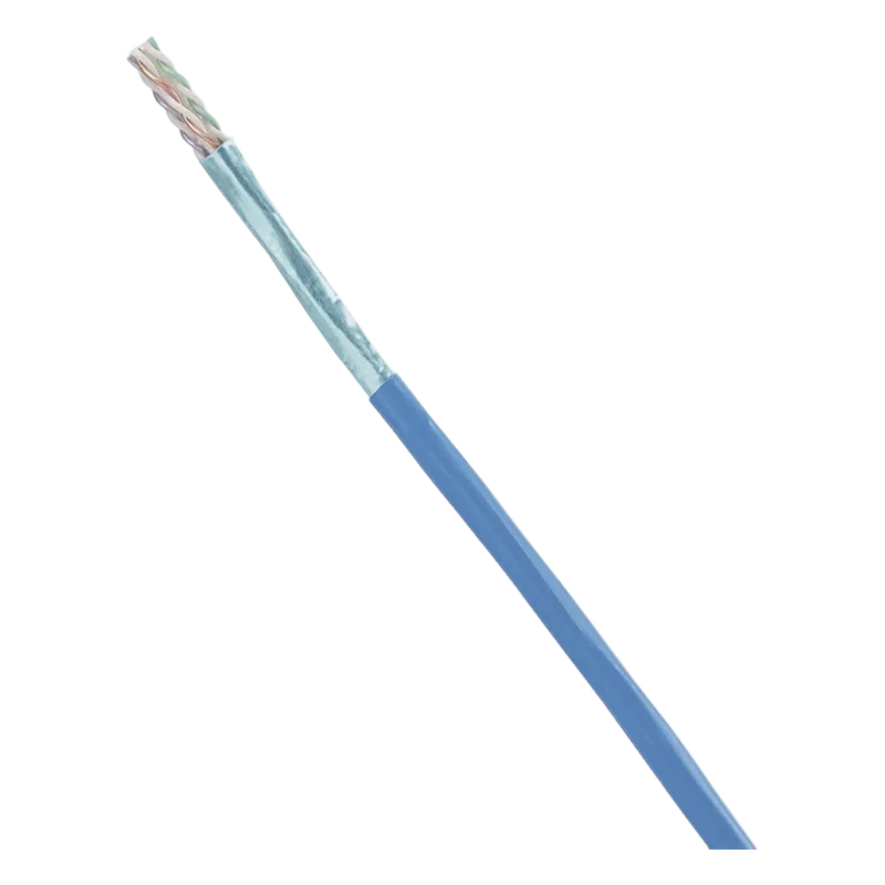 Bobina de Cable Blindado F/UTP de 4 Pares, Cat6A, Soporte de Aplicaciones 10GBase-T, CMR (Riser), Color Azul, 305 Metros (1000 Pies) PANDUIT PFR6X04BU-CG