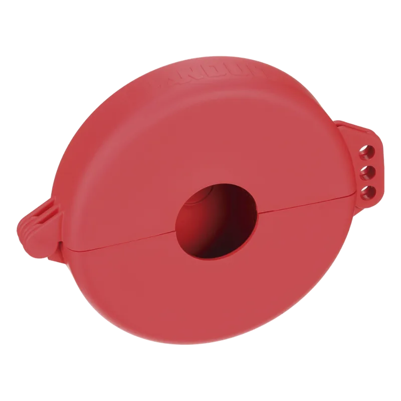 Dispositivo de Bloqueo LOTO para Válvulas de Compuerta, Para Diámetros de 3 a 6.5", Color Rojo PANDUIT PSL-V6A