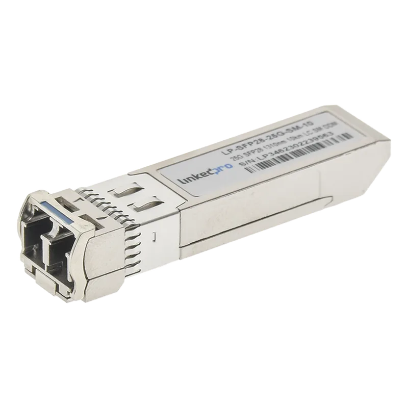 Transceptor Óptico SFP28 (Mini-Gbic) / Monomodo 1310 nm / 25 Gbps / 25GBASE-LR / Conectores LC/UPC Dúplex / DDM / Hasta 10 km LINKEDPRO BY EPCOM LP-SFP28-25G-SM-10