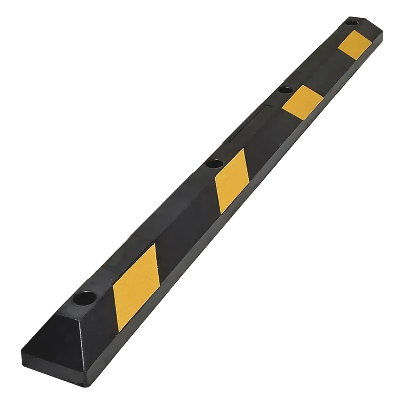 Tope Vehicular P / Estacionamiento / 183cm / Color Negro-Amarillo / 8 Franjas Reflejantes. ACCESSPRO AC-183TV