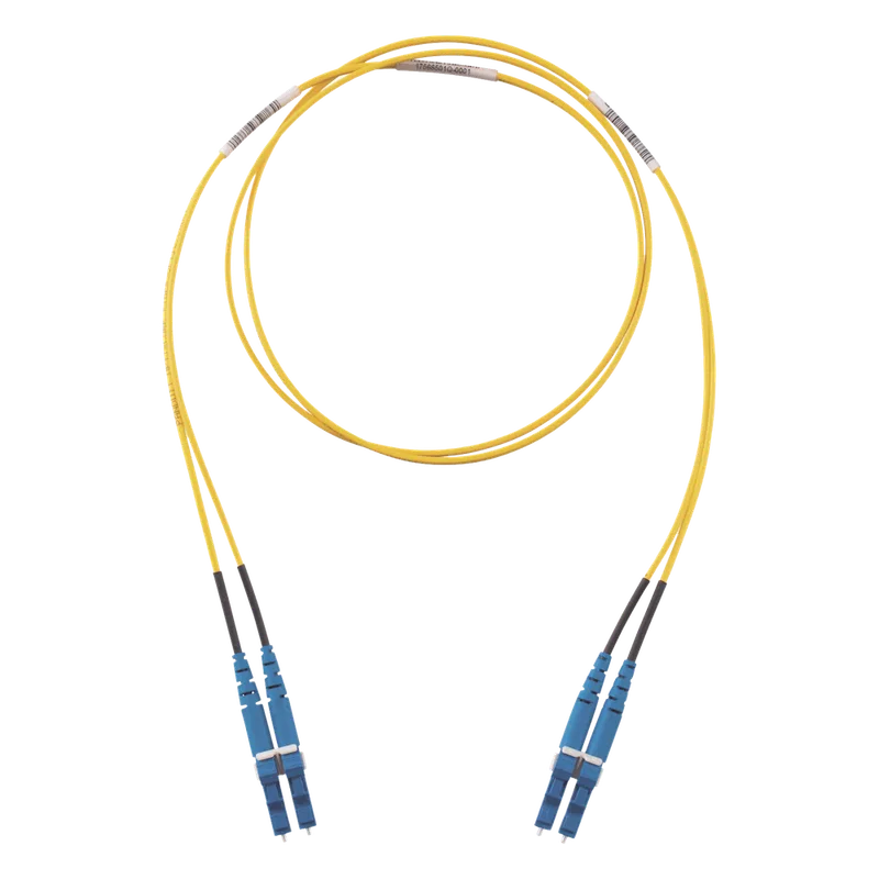 Jumper de Fibra Optica Monomodo 9/125 OS2, LC-LC Duplex, LSZH, Color Amarillo, 10 Metros (32.81 Pies) PANDUIT F92ELLNLNSNM010