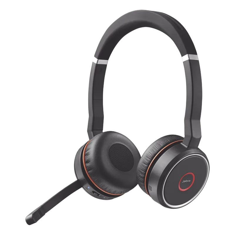 Diadema / Auricular Jabra Evolve 75 SE Stereo / Bluetooth + USB-A / Cancelación Activa de Ruido / Compatible UC (7599-848-109) EVOLVE75SEDUOUC