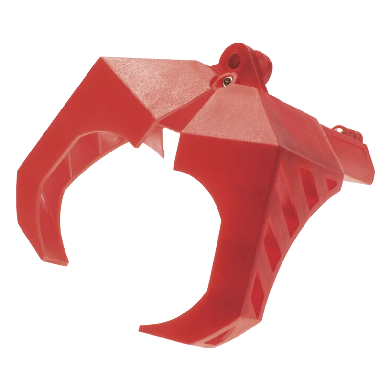 Dispositivo de Bloqueo LOTO para Válvulas de Bola, Para Diámetros de de 1.5 a 2" y Longitud de Mango Hasta 7.5", Color Rojo PANDUIT PSL-1058