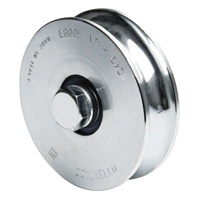 Rueda de 16 cm SIN Soporte / Soporta hasta 575 kg / Canal Tipo "U" COMUNELLO 1150-5070-001