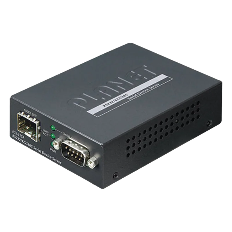Convertidor de Medios RS-232/422/485 a SFP 100 Base-FX PLANET ICS-115A