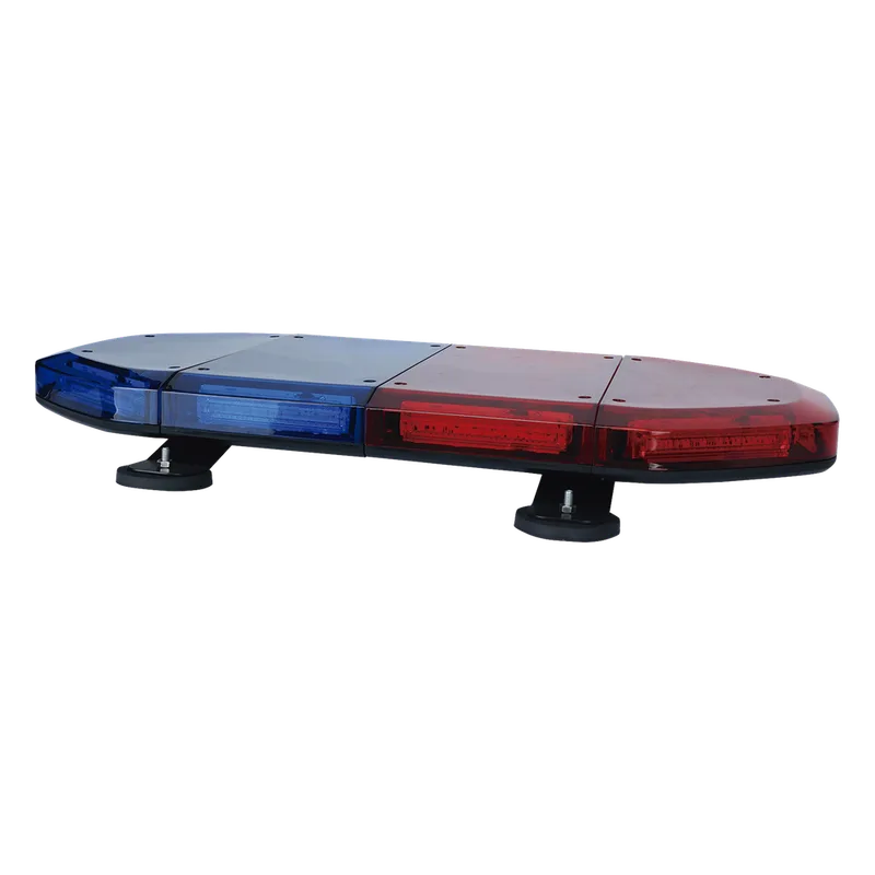 Mini Barra de 24 Pulgadas con 240 LED, Color Rojo/Azul Con Montaje Magnético EPCOM INDUSTRIAL SIGNALING X350RB
