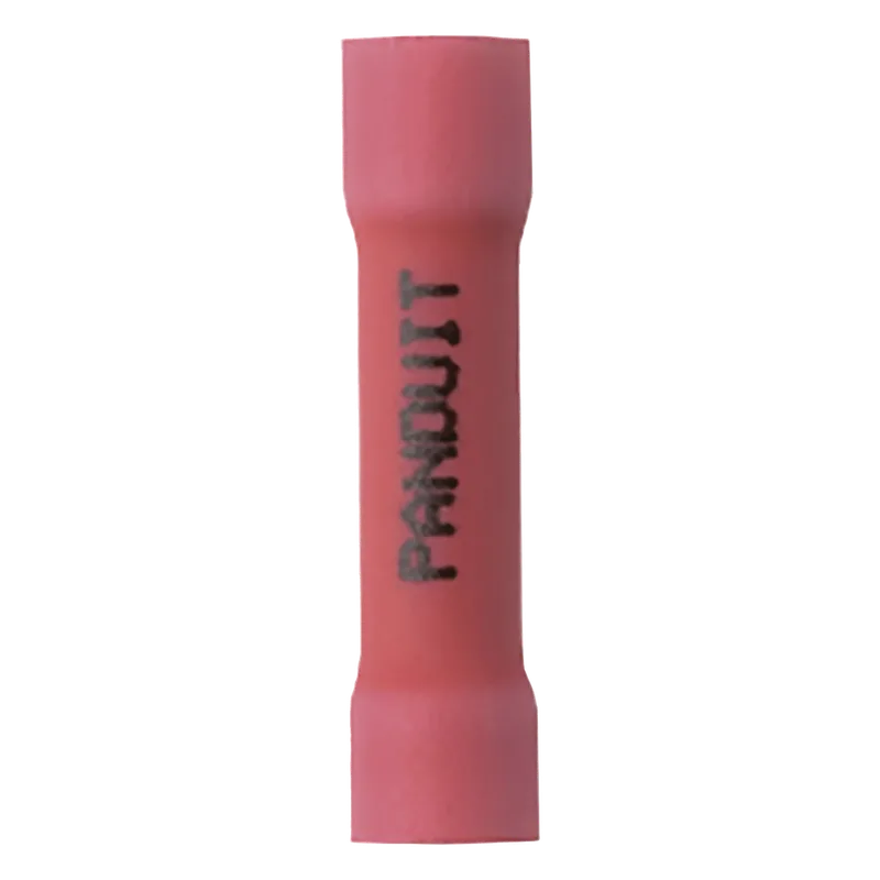 Conector de Empalme a Tope, Para Cables de 22 a 18 AWG, De Vinilo Aislado, Color Rojo, Paquete de 50 Piezas PANDUIT ESV18BX-L