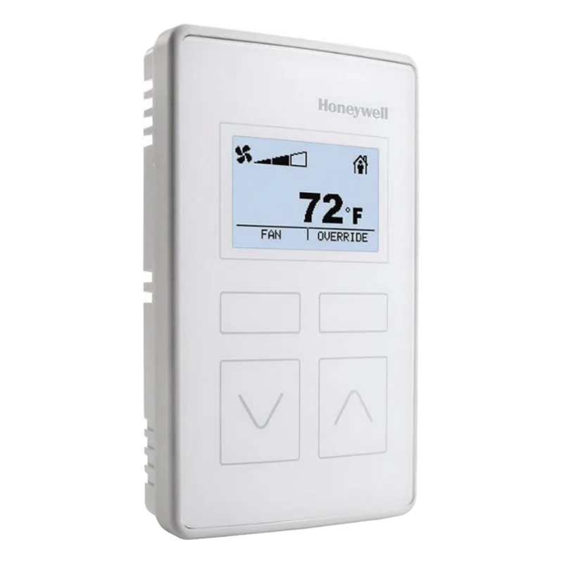 Módulo de Pared Zio Lite con Pantalla LCD / Temperatura, Humedad y CO2 / Comunicación Sylk de 2 Hilos / Precisión CO2 ±(30 ppm + 3%) / Control de Setpoint, Override y Ventilador / Para Controladores Spyder y ComfortPoint Open HONEYWELL BMS TR42-H-CO2