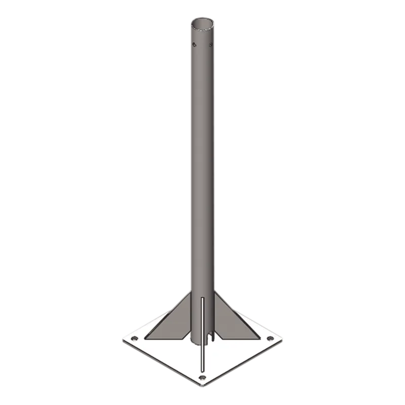 Mástil de 3 metros por 2" de Diámetro. Galvanizado por Inmersión en Caliente. TOWERS SB-MPR-3M