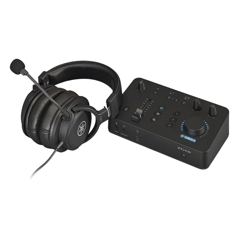 Kit de Audio para Gaming | Controlador + Auriculares | Entradas/Salidas de Audio y Video | Conexión USB YAMAHA ZG01PACK