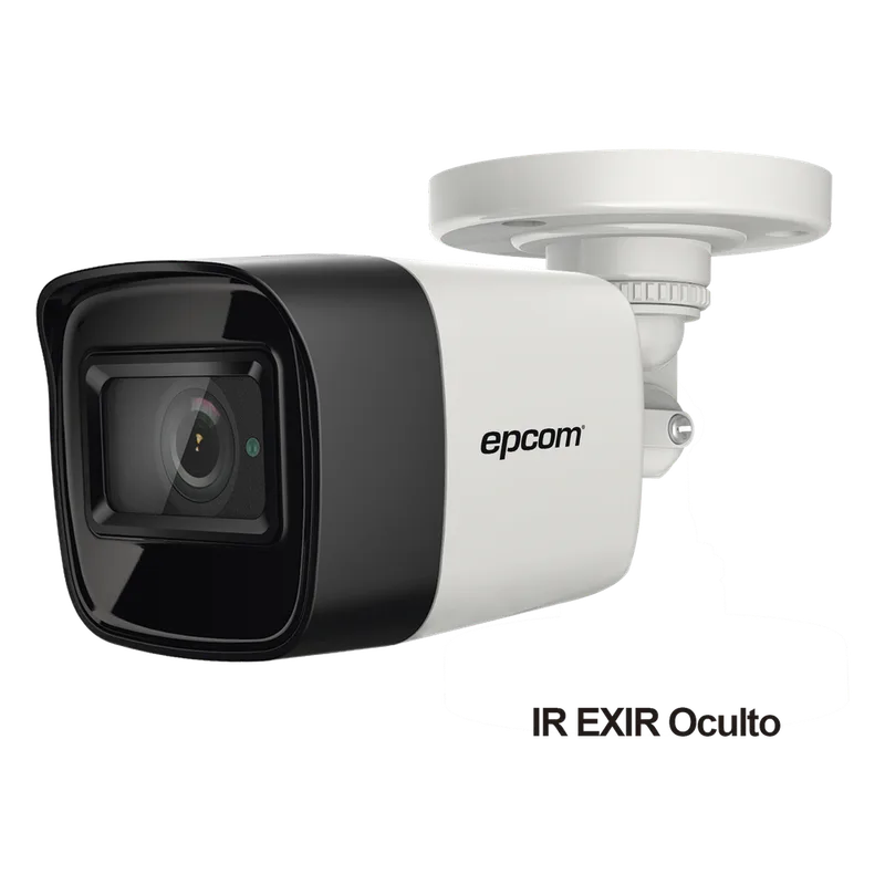 Bala TURBOHD 4K (8 Megapixel) / Gran Angular 102° / Lente 2.8 mm / Exterior IP67 / IR EXIR 30 mts / dWDR EPCOM PROFESSIONAL B4K-TURBO-L