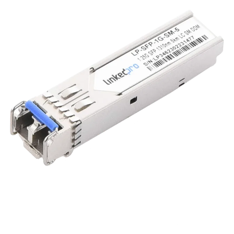 Transceptor Óptico SFP (Mini-Gbic) / Monomodo 1310 nm / 1.25 Gbps / 1000BASE / Conectores LC/UPC Dúplex / DDM / Hasta 5 km LINKEDPRO BY EPCOM LP-SFP-1G-SM-5