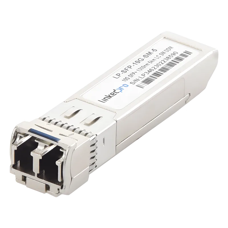 Transceptor Óptico SFP+ (Mini-Gbic) / Monomodo 1310 nm / 10 Gbps / 10GBASE / Conectores LC/UPC Dúplex / DDM / Hasta 5 km LINKEDPRO BY EPCOM LP-SFP-10G-SM-5