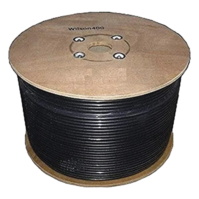 Carrete de Cable Coaxial de Baja Perdida WILSON400 Tipo LMR400. 50 Ohm de Impedancia. 152.4 Metros (500 Pies) WILSONPRO / WEBOOST 952-305