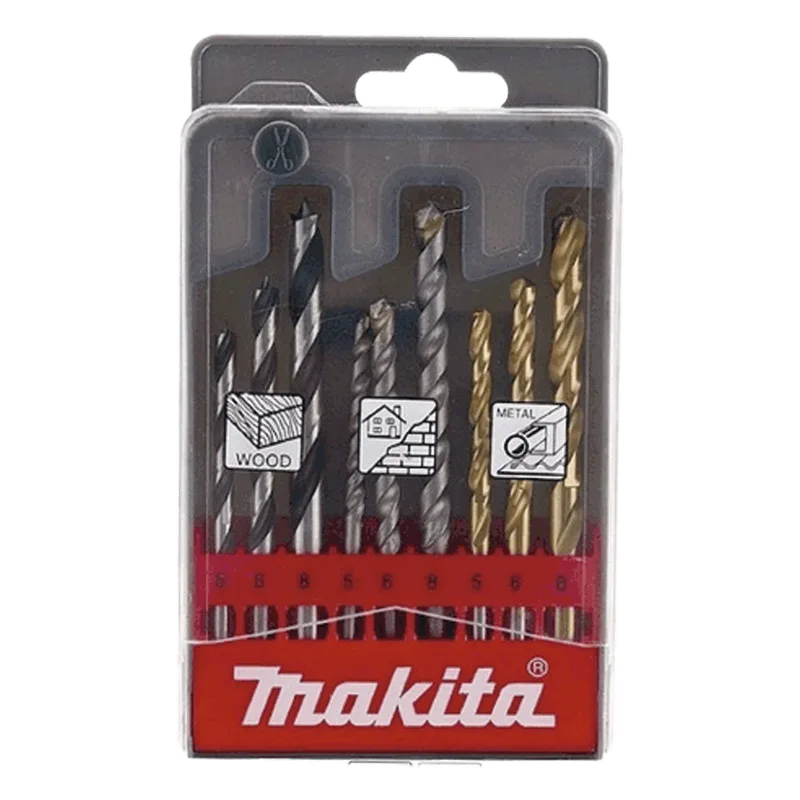 Juego con 9 piezas de brocas MAKITA D71984
