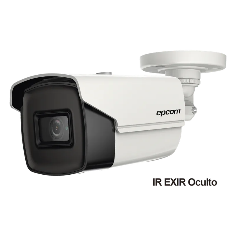 Bala TURBOHD 4K (8 Megapixeles) / Gran Angular 102º / Lente 2.8 mm / Exterior IP67 / IR EXIR 60 mts / dWDR EPCOM PROFESSIONAL B4K-TURBO-LX