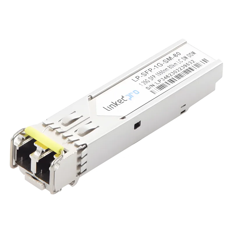 Transceptor Óptico SFP (Mini-Gbic) / Monomodo 1550 nm / 1.25 Gbps / 1000BASE-ZX / Conectores LC/UPC Dúplex / DDM / Hasta 80 km LINKEDPRO BY EPCOM LP-SFP-1G-SM-80