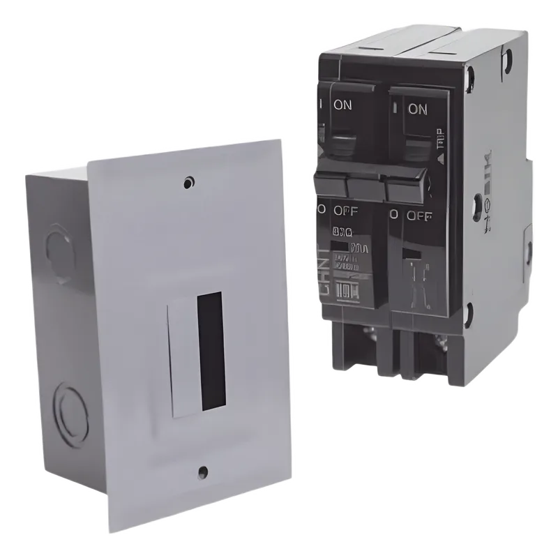 Kit Centro de Carga para empotrar con 1 Interruptor Térmico de 2 Polos, 20Amp 120/240Vca 10kA CHINT KITC2Q220E