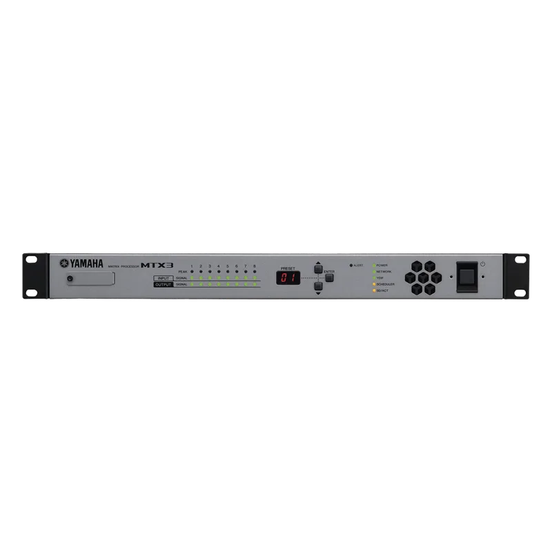 Procesador Matricial de Audio | 26 Entradas | 8 Salidas | Ideal para Instalaciones Comerciales YAMAHA MTX3