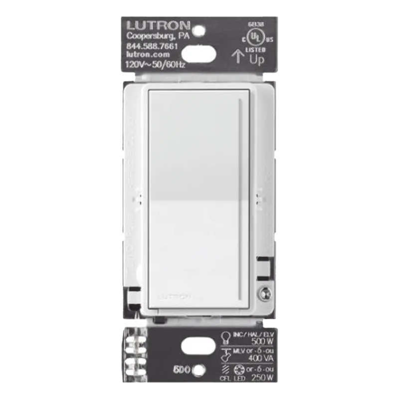Atenuador auxiliar de pared para control desde múltiples ubicaciones (3 vías o más), sistema RadioRA 3 LUTRON RADIORA 3 RRSTRDWH