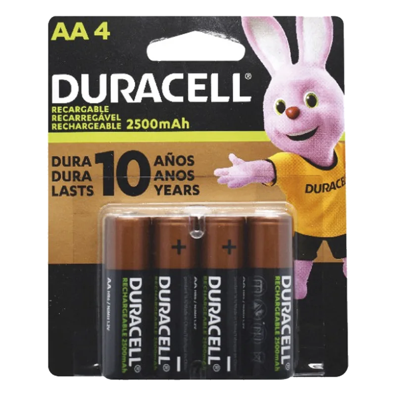 Batería Alcalina AA / DURACELL / 1.5 A No Recargable PARTS MN1500B4
