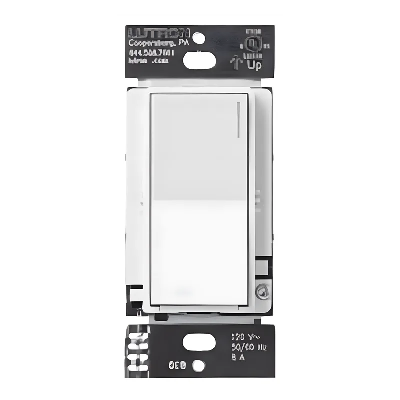 Atenuador auxiliar Sunnata de pared para control de 3 vías o escalera, 120 V, compañero cableado del atenuador principal del sistema RadioRA 3, color blanco mate (Snow) LUTRON ELECTRONICS RRSTRDSW