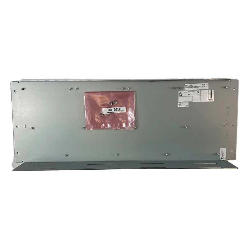 Chasis de bajo perfil de 4 posiciones para montar hasta dos amplificadores de audio AA-30 en gabinetes serie CAB-4 de NOTIFIER CHS-4L