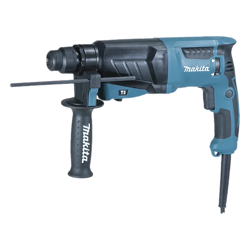 Rotomartillo Electro Neumático de 1" SDS-PLUS de 120 Vca, 0-1200 RPM, 0-4600 Impactos x Seg. Potencia 800 W. MAKITA HR2630J