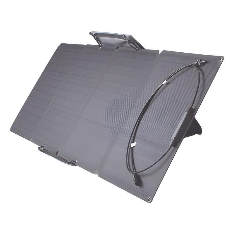 Módulo Solar Portátil y Flexible de 100W Recomendado para Estaciones Portátiles EFD330, EFD350 ó EFD500 / Ajuste de Ángulo / Carga Eficiente / Incluye Cable XT60 a MC4 ECOFLOW EF-FLEX-M100