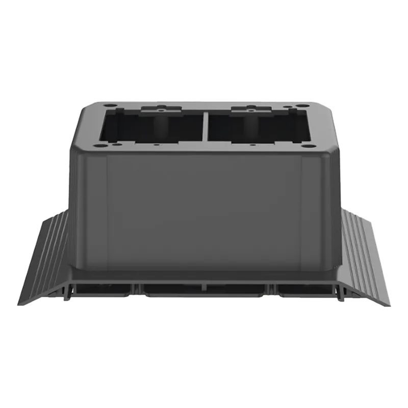 Caja de Conexión Doble, Para Uso con Canaleta de Piso AFR4BCBL6, Material PVC Rígido, Color Negro PANDUIT AFR4JB2SBL