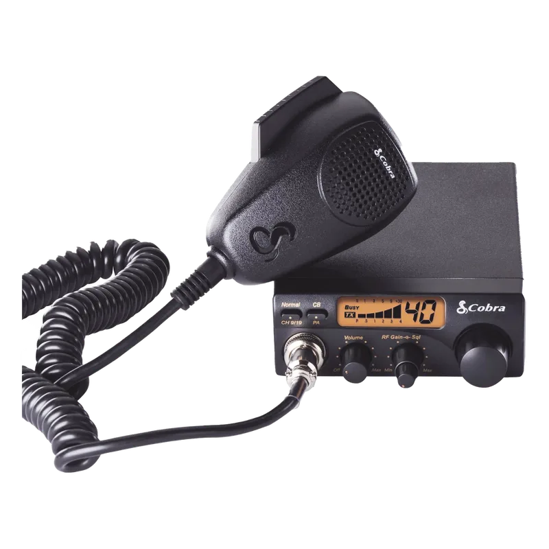 Radio móvil en banda CB de 40 canales en modulación AM con pantalla monocromática y función de PA COBRA 19DXIV