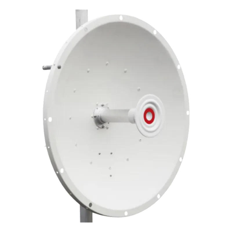 Antena direccional de 2ft, 5.1 a 7.1 GHz, Ganancia 30 dBi, Conectores RP-SMA Hembra, Polarización doble, incluye montaje para torre o mástil TXPRO TXP7GD30