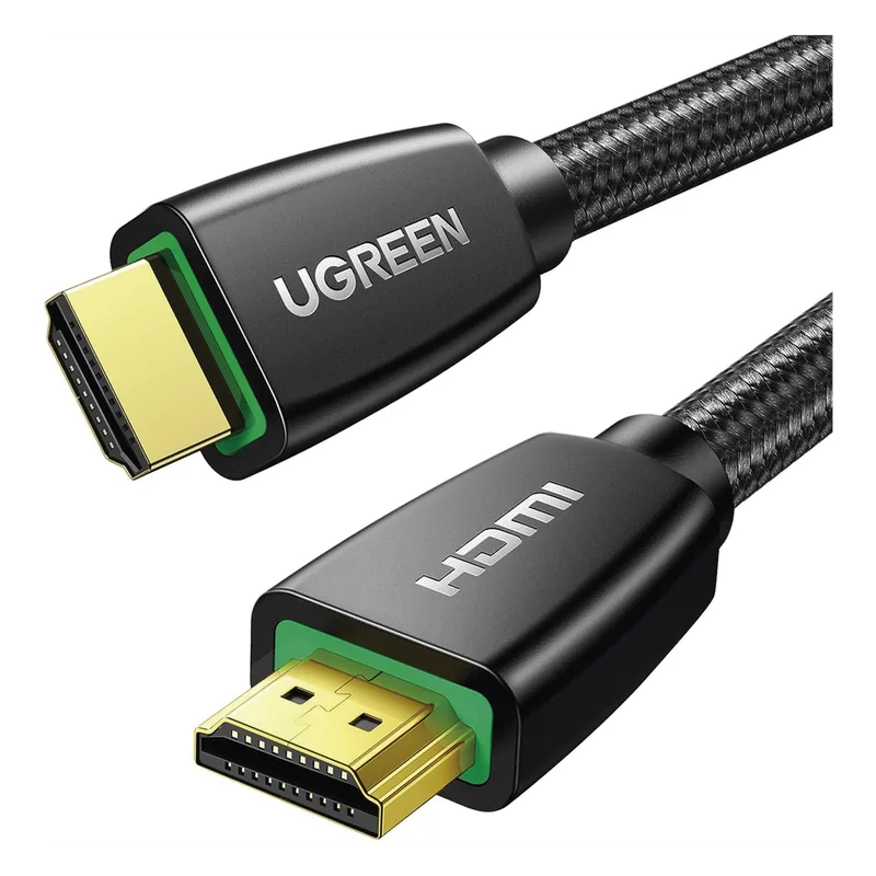 Cable HDMI 2.0 de Nylon Trenzado / 2 Metros (6.56 Pies) / 4K@60Hz / HDR / 3D / HEC (Canal Ethernet HDMI) / ARC (Canal de Retorno de Audio) / Color Profundo de 48 Bits / Audio de 32 Canales / HDCP 2.2 / Audio DTS: X / 18 Gbps / Blindaje de 4 Capas UGREEN 40410