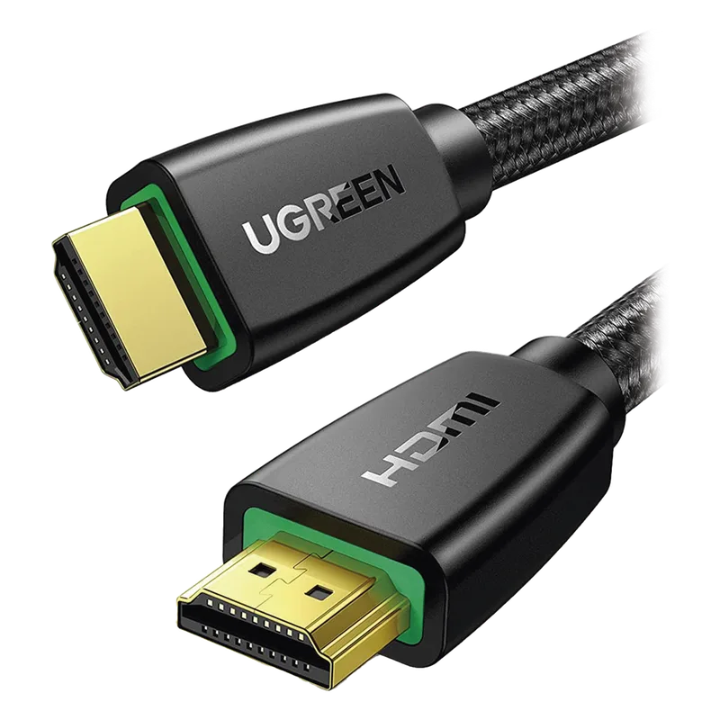 Cable HDMI 2.0 de Nylon Trenzado / 5 Metros (16.40 Pies) / 4K@60Hz / HDR / 3D / HEC (Canal Ethernet HDMI) / ARC (Canal de Retorno de Audio) / Color Profundo de 48 Bits / Audio de 32 Canales / HDCP 2.2 / Audio DTS: X / 18 Gbps / Blindaje de 4 Capas UGREEN 40412
