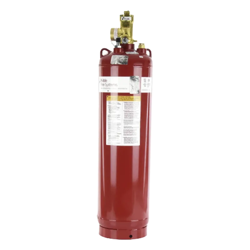 Cilindro con válvula e indicador de nivel de líquido, capacidad de 200 lb (90.7 kg), para sistemas de agente limpio ECS-500 y ECS-500 Marine KIDDE 45-550201-001