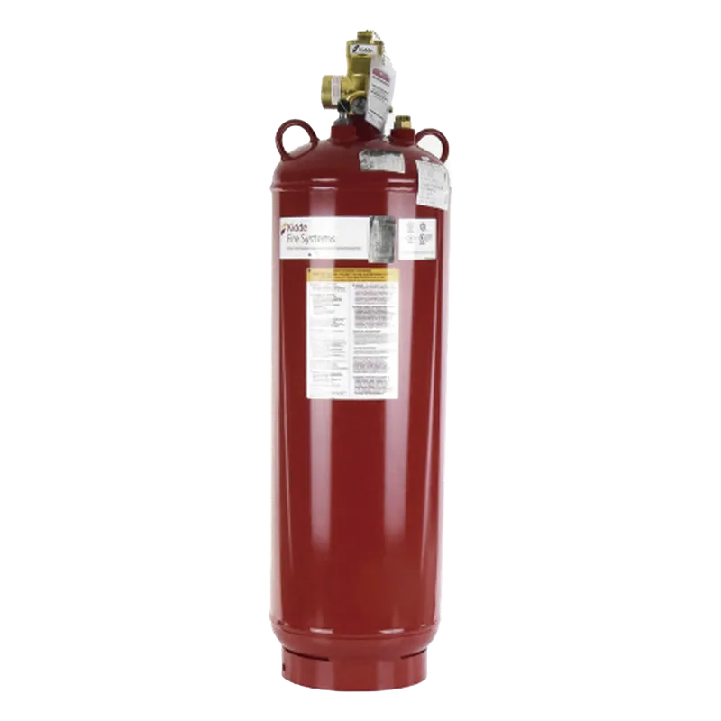 Cilindro con válvula de 350 lb de capacidad para sistema de extinción de agente limpio, con indicador de nivel de líquido, compatible con Kidde ECS-500 y ECS-500 Marine 45-550351-001