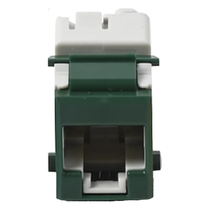 Jack Ultramax Cat6A, UTP, Tipo Keystone, Color Verde, Punch Down SIEMON U6A-K07NS
